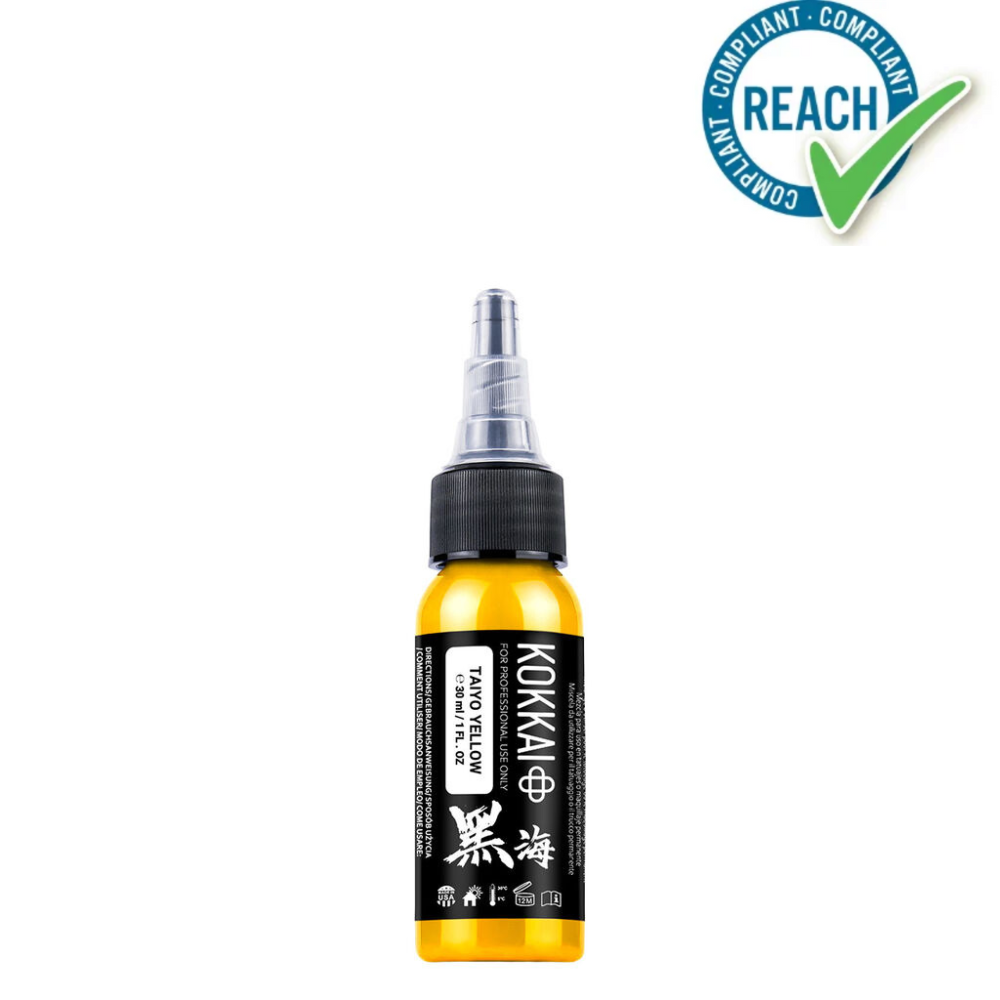 Kokkai Sumi Taiyo Yellow tetováló festék